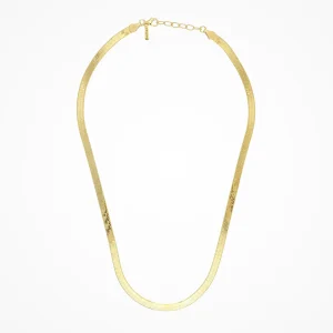 Desmos Italia herringbone necklace for men at Gittelson Jewelers. 16 inch chain